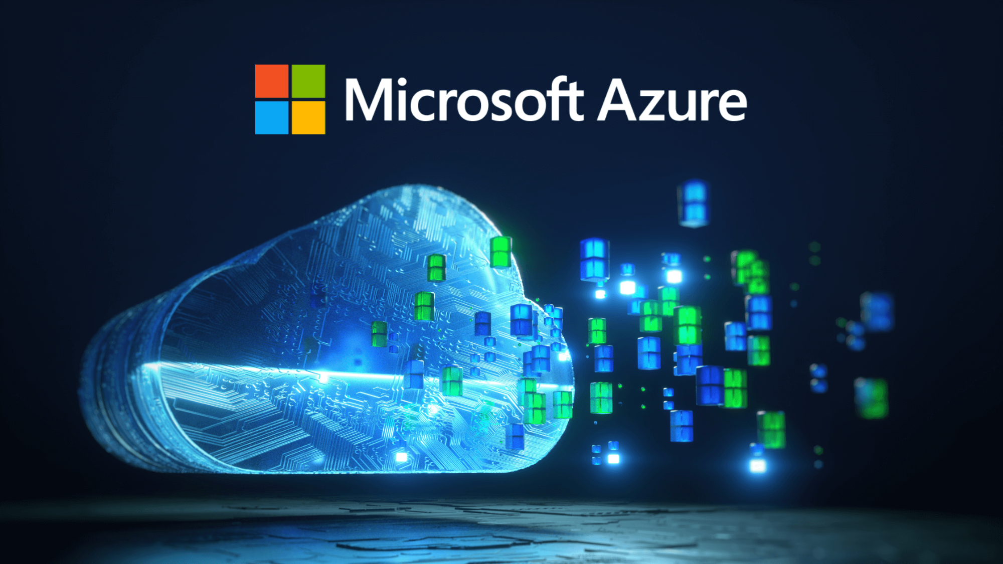 Microsoft Azure cloudplatform visualisatie